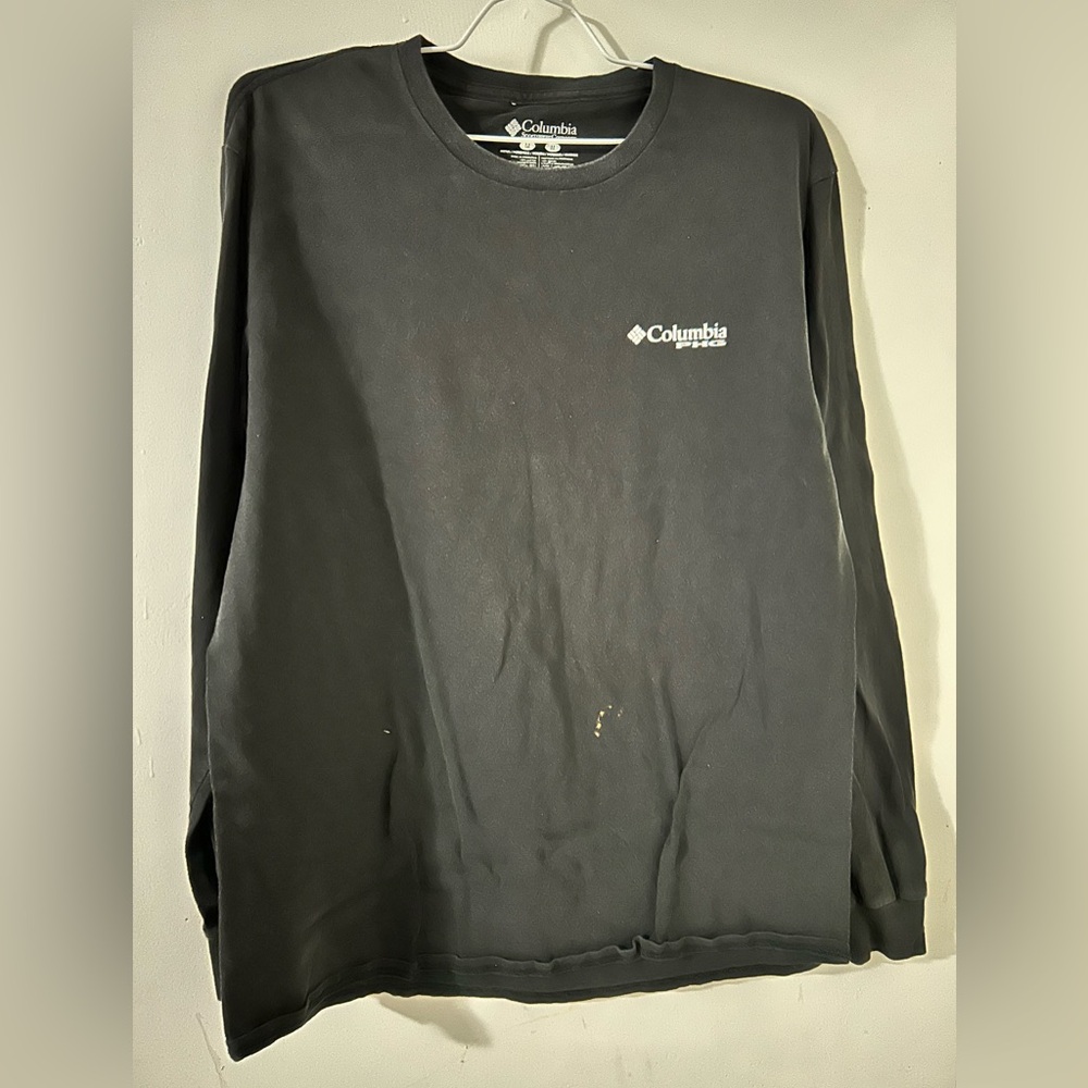 Columbia Men's Charcoal Long Sleeve Tee